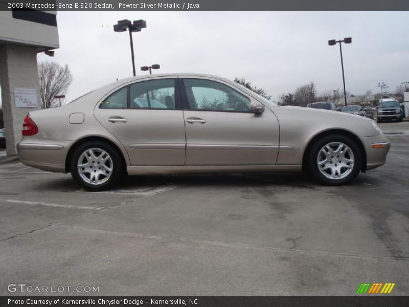 Pewter Silver Metallic / Java 2003 Mercedes-Benz E 320 Sedan