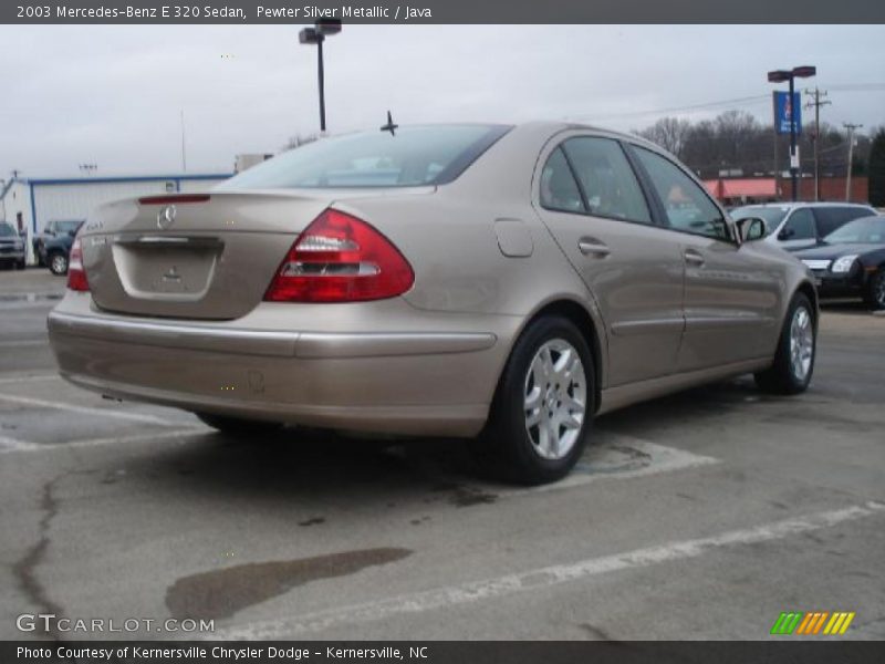 Pewter Silver Metallic / Java 2003 Mercedes-Benz E 320 Sedan