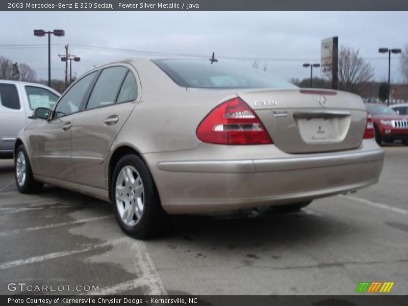 Pewter Silver Metallic / Java 2003 Mercedes-Benz E 320 Sedan