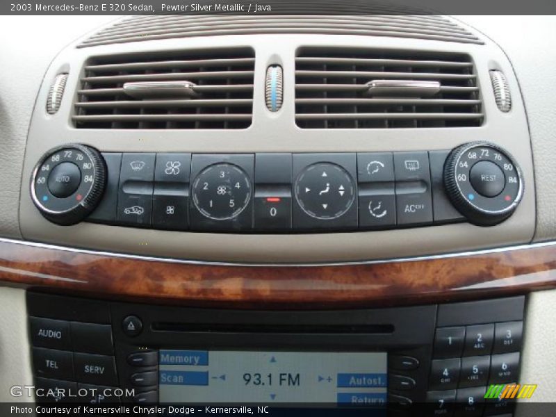 Pewter Silver Metallic / Java 2003 Mercedes-Benz E 320 Sedan