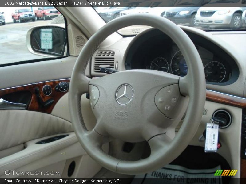 Pewter Silver Metallic / Java 2003 Mercedes-Benz E 320 Sedan