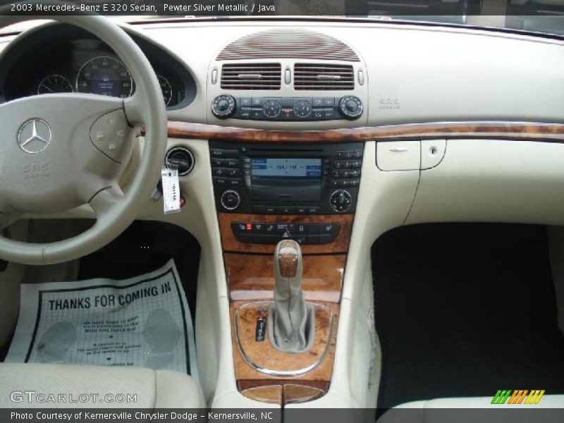 Pewter Silver Metallic / Java 2003 Mercedes-Benz E 320 Sedan