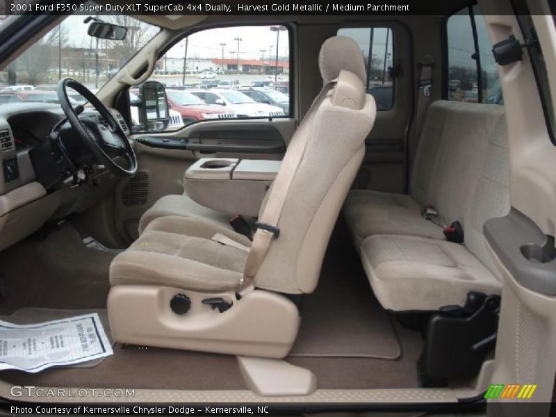  2001 F350 Super Duty XLT SuperCab 4x4 Dually Medium Parchment Interior