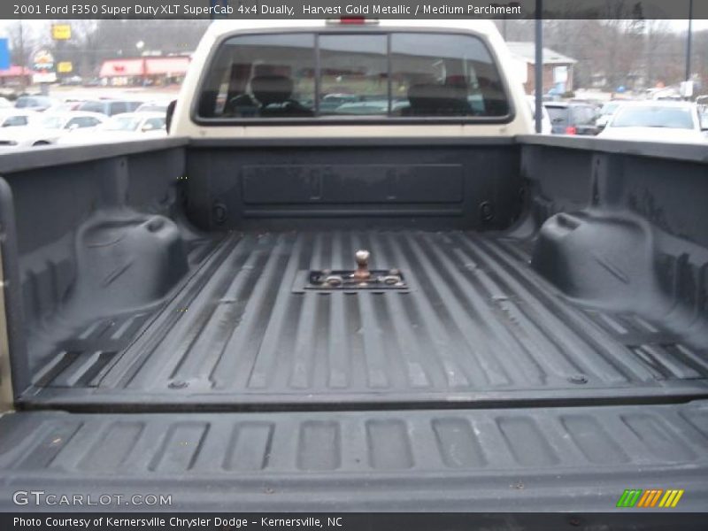 Harvest Gold Metallic / Medium Parchment 2001 Ford F350 Super Duty XLT SuperCab 4x4 Dually