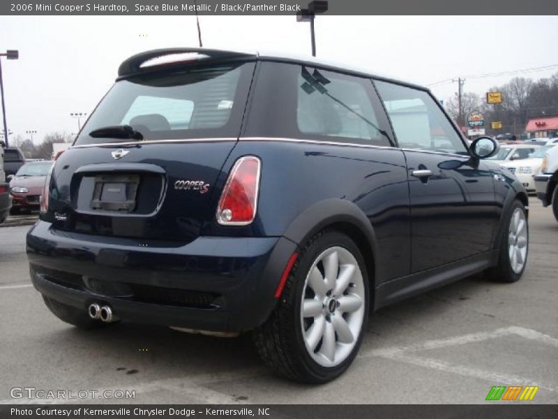 Space Blue Metallic / Black/Panther Black 2006 Mini Cooper S Hardtop