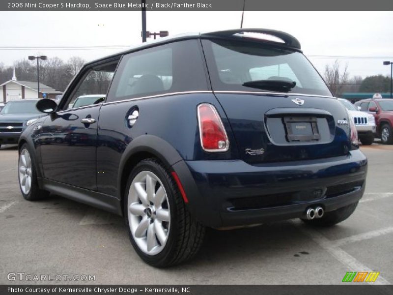 Space Blue Metallic / Black/Panther Black 2006 Mini Cooper S Hardtop