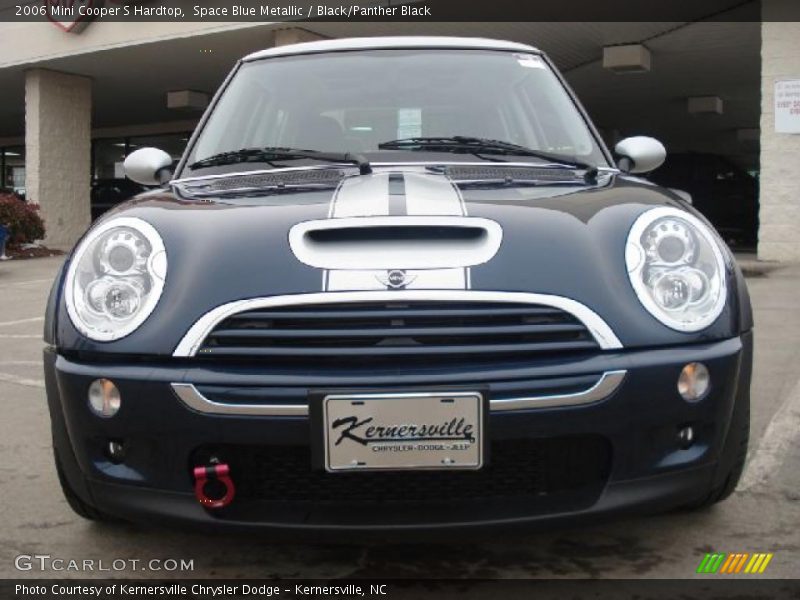 Space Blue Metallic / Black/Panther Black 2006 Mini Cooper S Hardtop