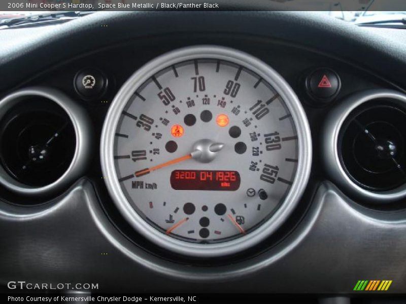 Space Blue Metallic / Black/Panther Black 2006 Mini Cooper S Hardtop
