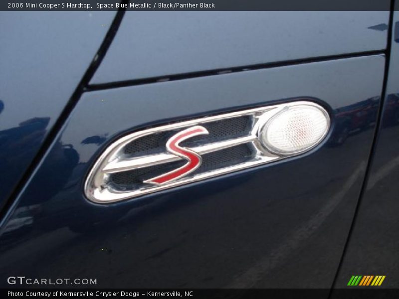 Space Blue Metallic / Black/Panther Black 2006 Mini Cooper S Hardtop
