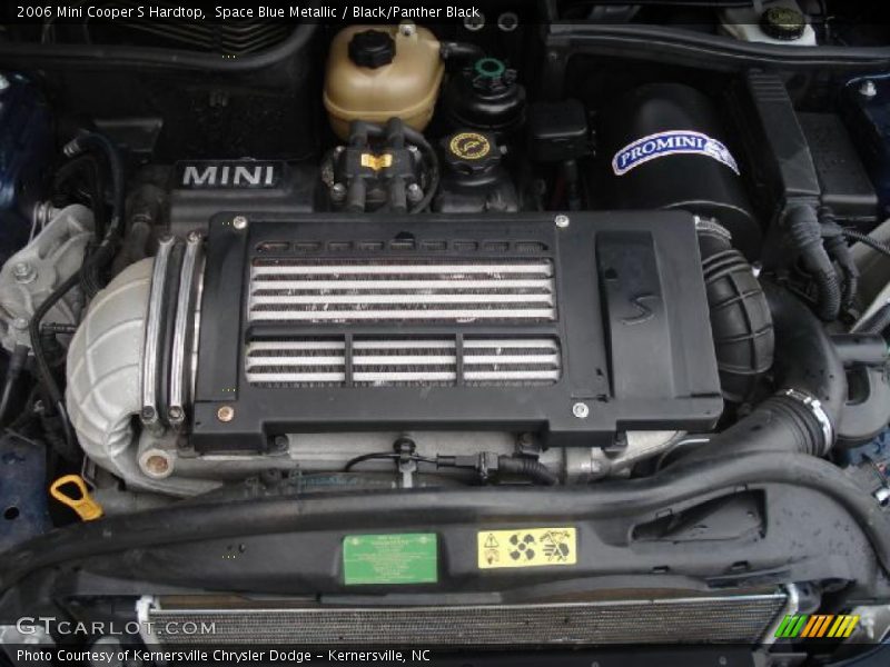 Space Blue Metallic / Black/Panther Black 2006 Mini Cooper S Hardtop