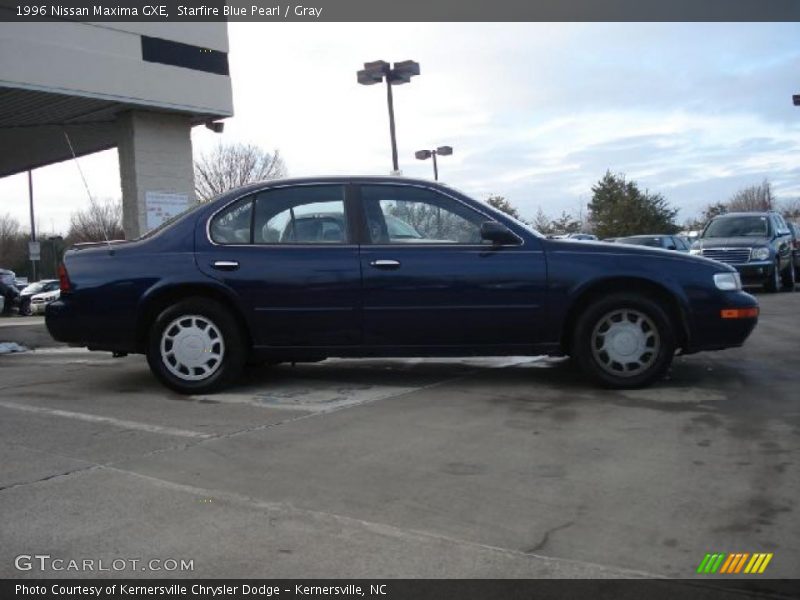 Starfire Blue Pearl / Gray 1996 Nissan Maxima GXE