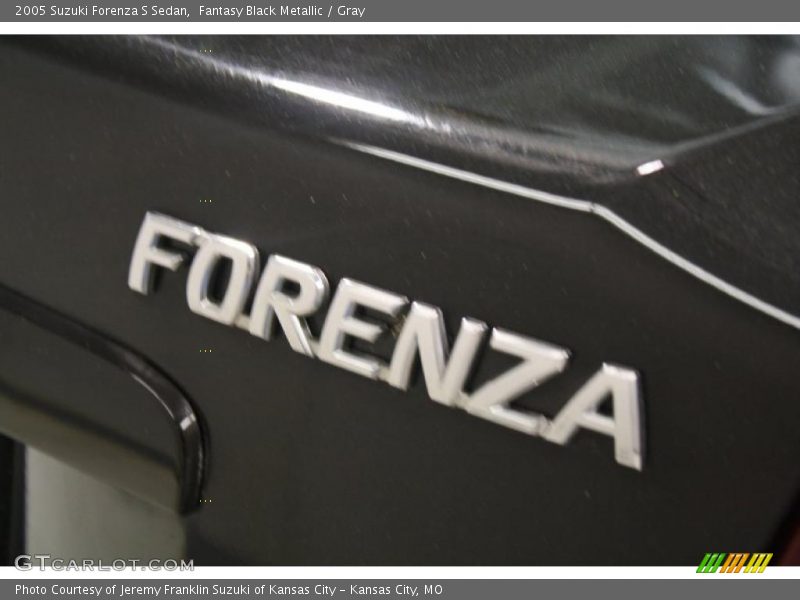 Fantasy Black Metallic / Gray 2005 Suzuki Forenza S Sedan