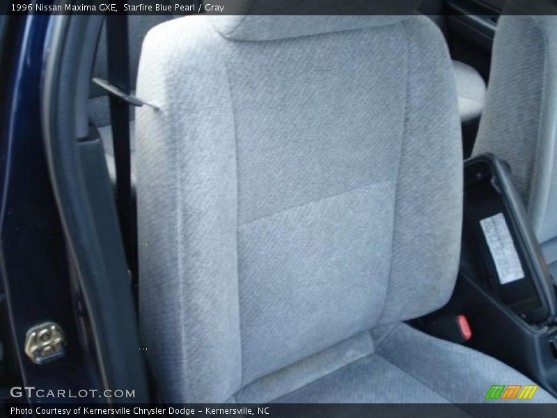 Starfire Blue Pearl / Gray 1996 Nissan Maxima GXE