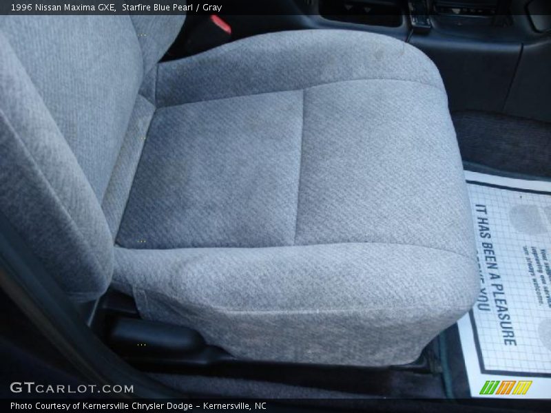 Starfire Blue Pearl / Gray 1996 Nissan Maxima GXE