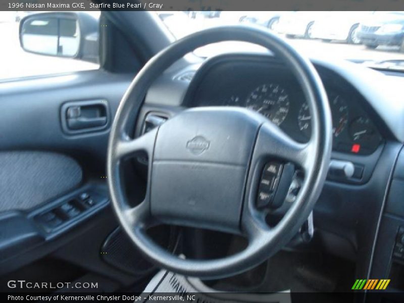 Starfire Blue Pearl / Gray 1996 Nissan Maxima GXE
