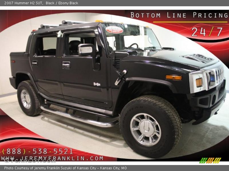 Black / Ebony Black 2007 Hummer H2 SUT