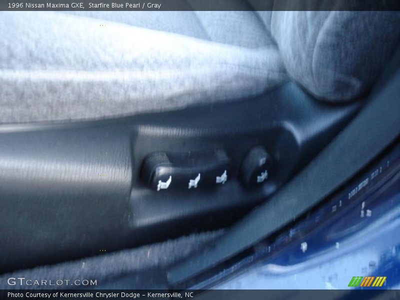 Starfire Blue Pearl / Gray 1996 Nissan Maxima GXE