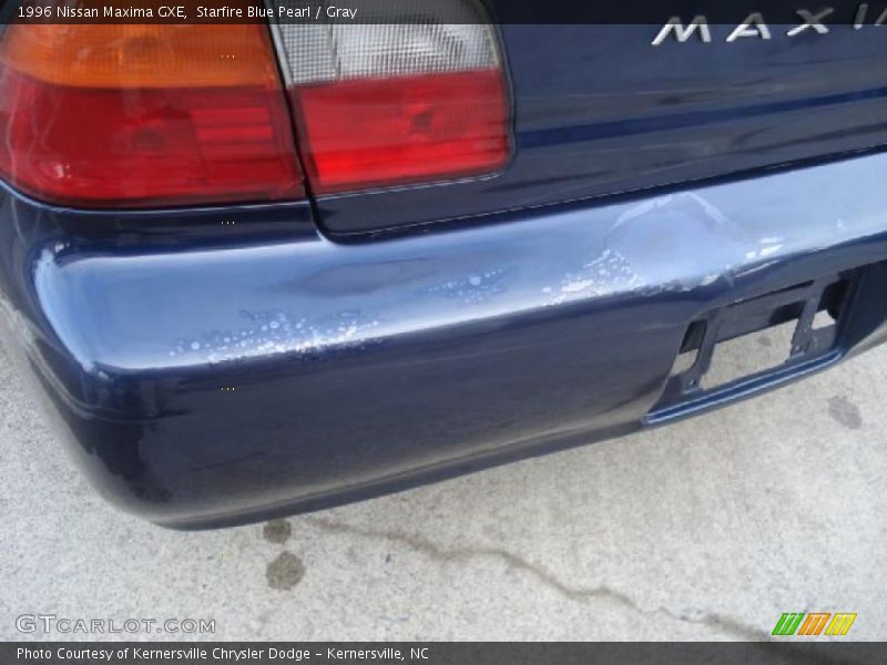 Starfire Blue Pearl / Gray 1996 Nissan Maxima GXE