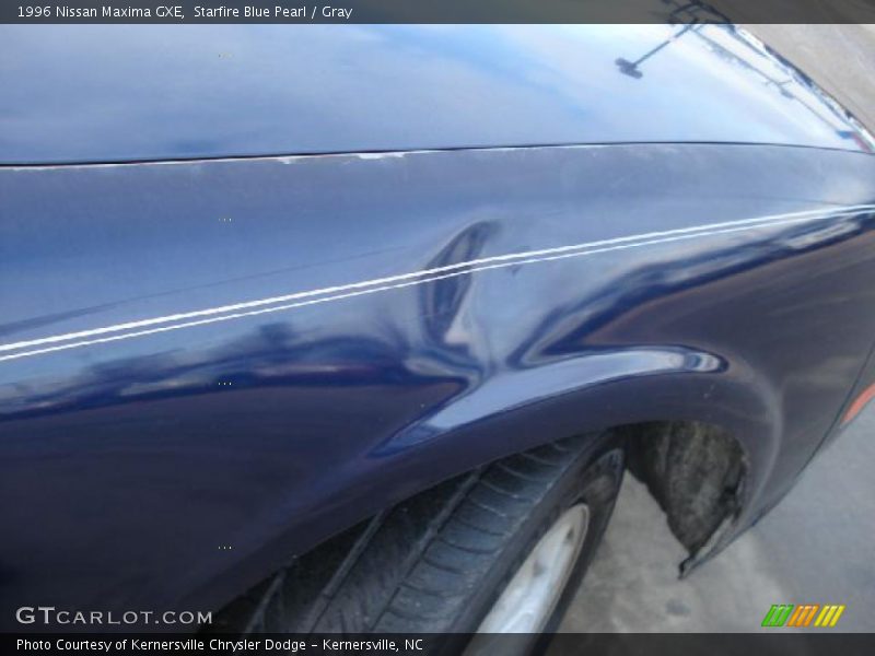 Starfire Blue Pearl / Gray 1996 Nissan Maxima GXE