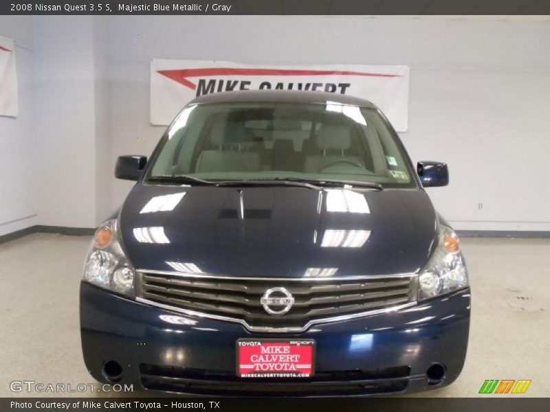 Majestic Blue Metallic / Gray 2008 Nissan Quest 3.5 S