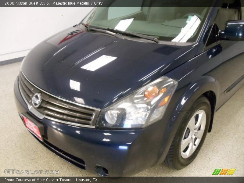 Majestic Blue Metallic / Gray 2008 Nissan Quest 3.5 S