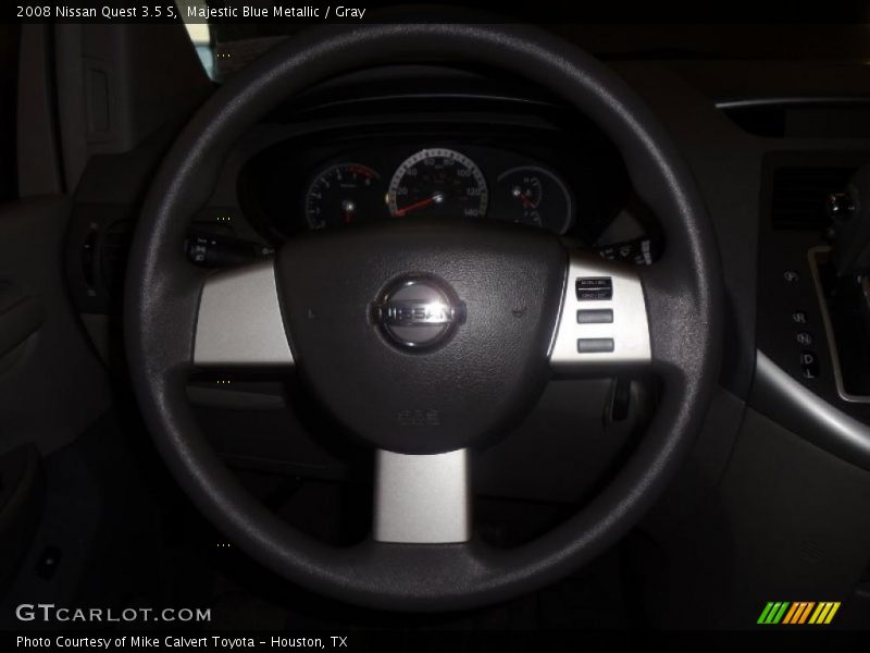 Majestic Blue Metallic / Gray 2008 Nissan Quest 3.5 S