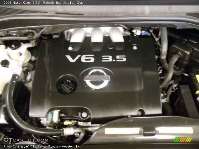 Majestic Blue Metallic / Gray 2008 Nissan Quest 3.5 S
