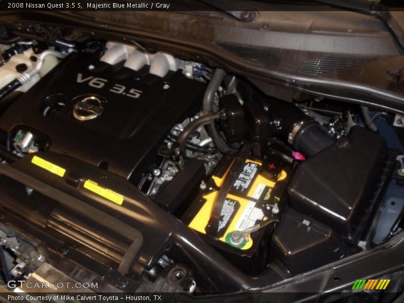 Majestic Blue Metallic / Gray 2008 Nissan Quest 3.5 S