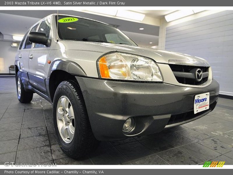 Satin Silver Metallic / Dark Flint Gray 2003 Mazda Tribute LX-V6 4WD