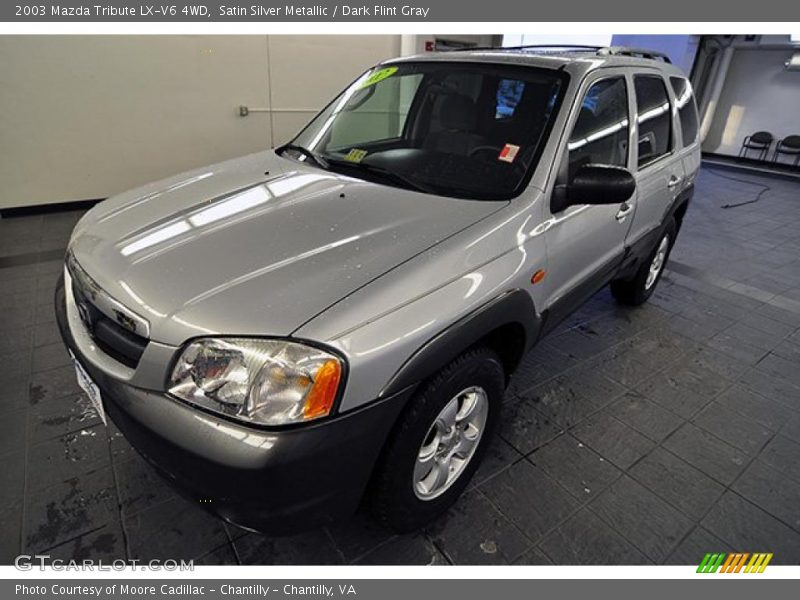 Satin Silver Metallic / Dark Flint Gray 2003 Mazda Tribute LX-V6 4WD