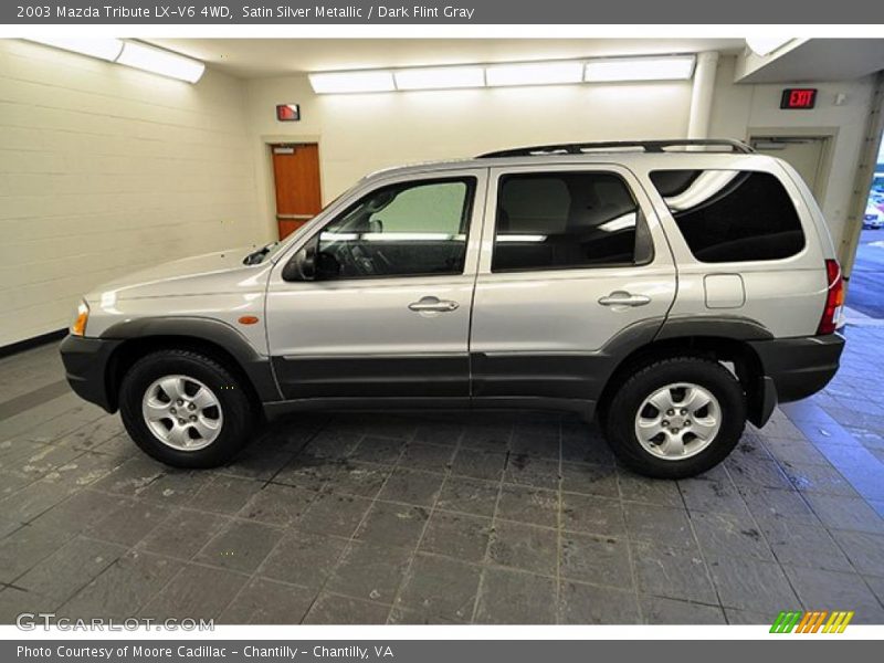 Satin Silver Metallic / Dark Flint Gray 2003 Mazda Tribute LX-V6 4WD