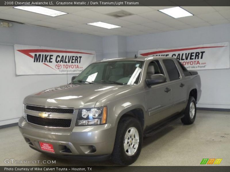 Graystone Metallic / Dark Titanium/Light Titanium 2008 Chevrolet Avalanche LS