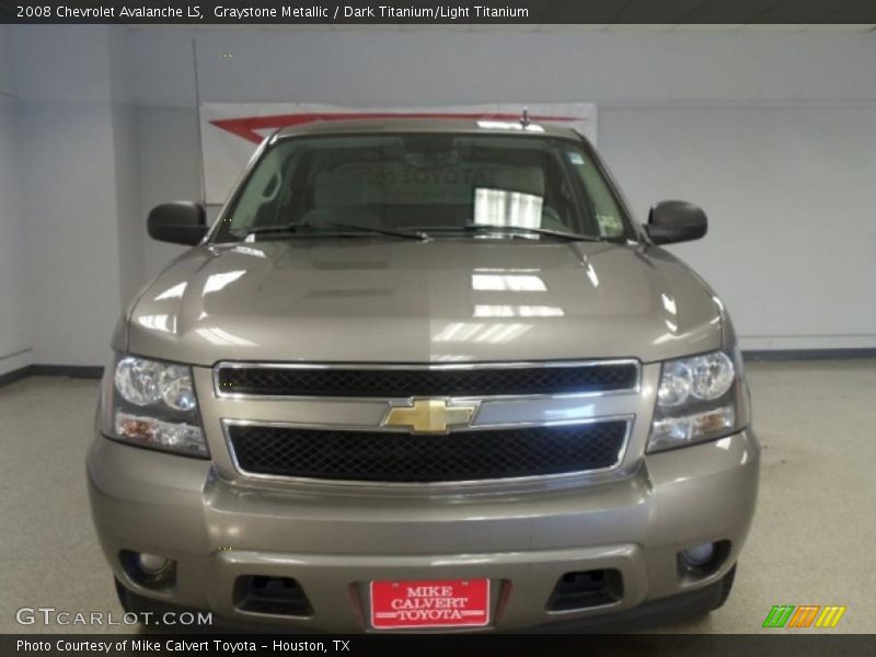 Graystone Metallic / Dark Titanium/Light Titanium 2008 Chevrolet Avalanche LS