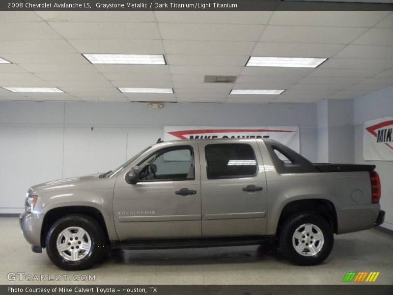 Graystone Metallic / Dark Titanium/Light Titanium 2008 Chevrolet Avalanche LS