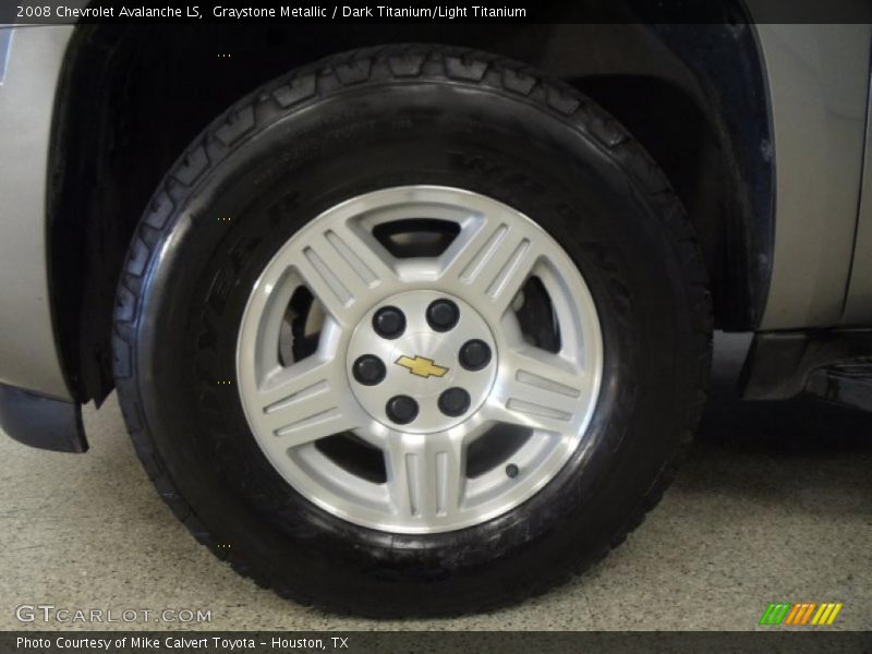 Graystone Metallic / Dark Titanium/Light Titanium 2008 Chevrolet Avalanche LS