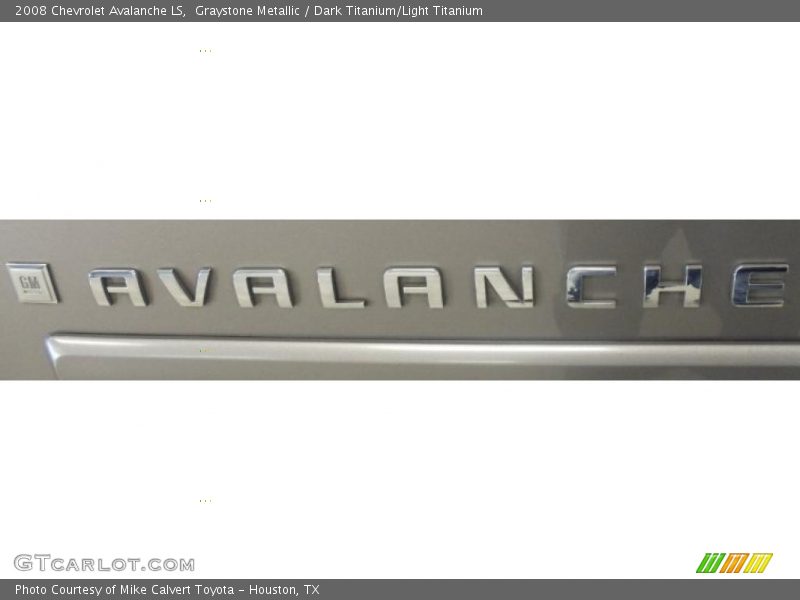Graystone Metallic / Dark Titanium/Light Titanium 2008 Chevrolet Avalanche LS