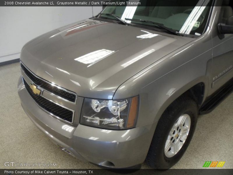 Graystone Metallic / Dark Titanium/Light Titanium 2008 Chevrolet Avalanche LS