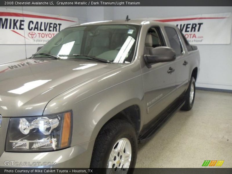 Graystone Metallic / Dark Titanium/Light Titanium 2008 Chevrolet Avalanche LS