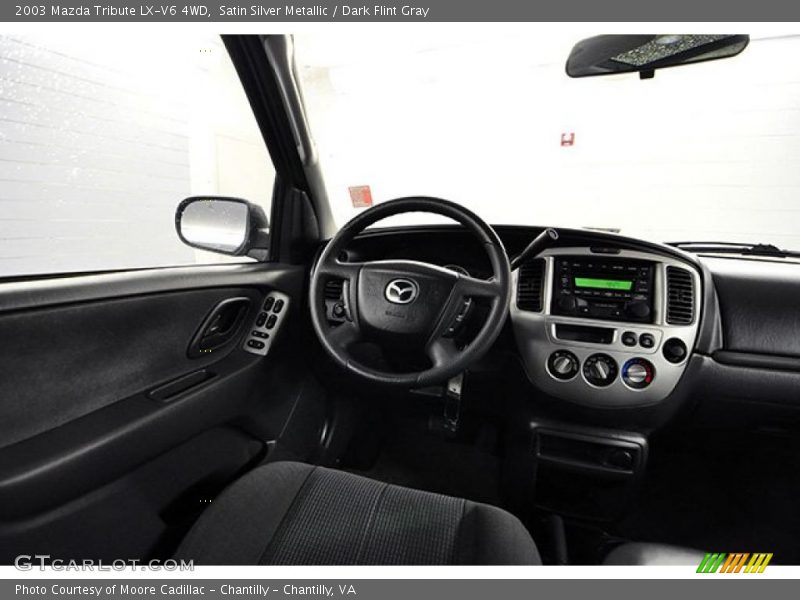 Satin Silver Metallic / Dark Flint Gray 2003 Mazda Tribute LX-V6 4WD