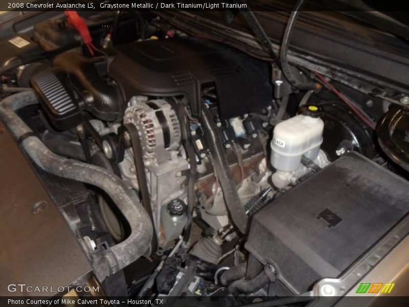 Graystone Metallic / Dark Titanium/Light Titanium 2008 Chevrolet Avalanche LS