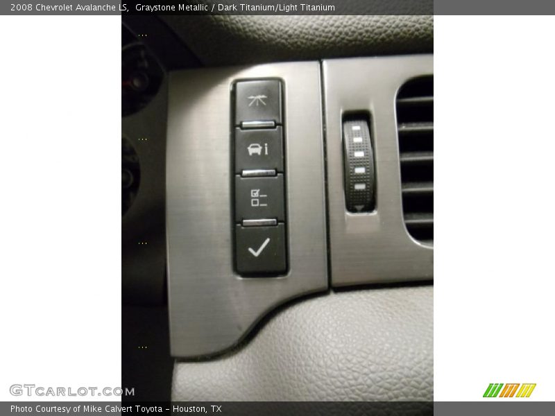 Graystone Metallic / Dark Titanium/Light Titanium 2008 Chevrolet Avalanche LS