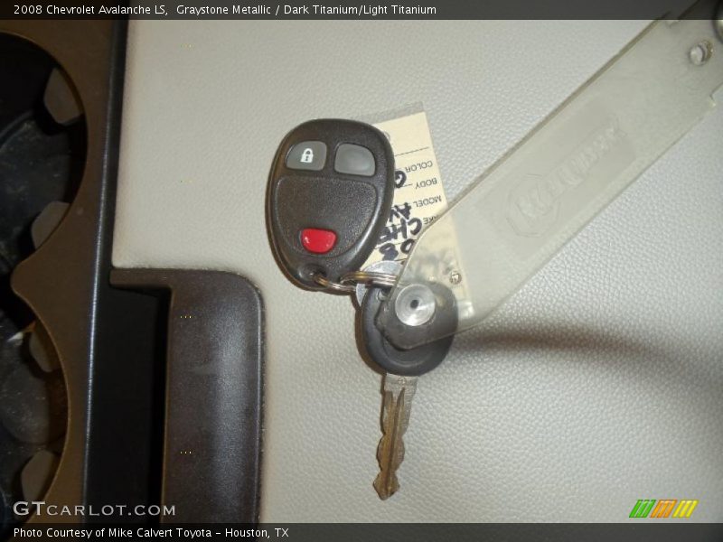 Graystone Metallic / Dark Titanium/Light Titanium 2008 Chevrolet Avalanche LS