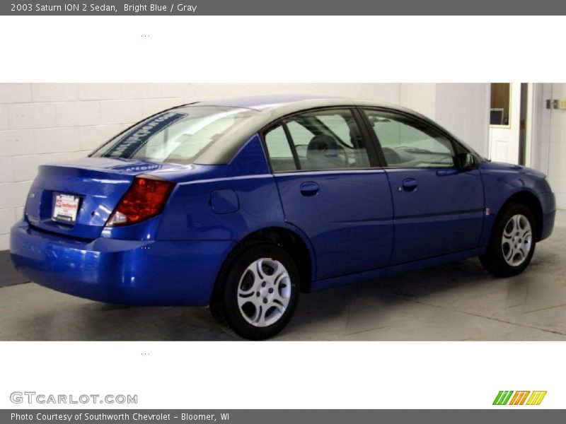 Bright Blue / Gray 2003 Saturn ION 2 Sedan