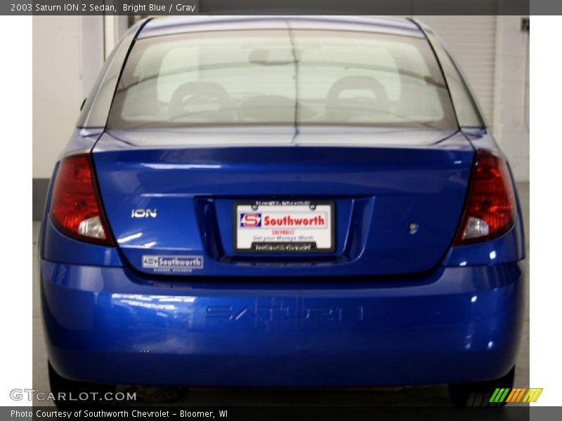 Bright Blue / Gray 2003 Saturn ION 2 Sedan