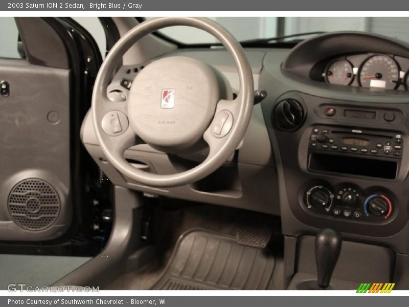 Bright Blue / Gray 2003 Saturn ION 2 Sedan