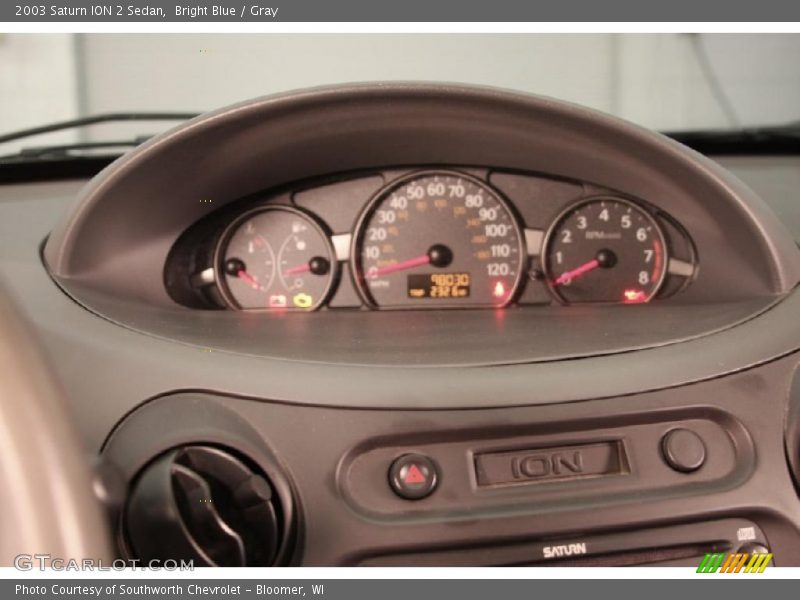 Bright Blue / Gray 2003 Saturn ION 2 Sedan