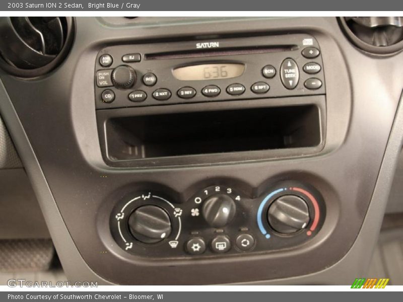 Bright Blue / Gray 2003 Saturn ION 2 Sedan