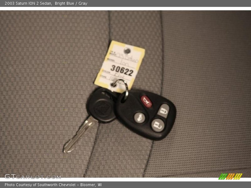 Bright Blue / Gray 2003 Saturn ION 2 Sedan