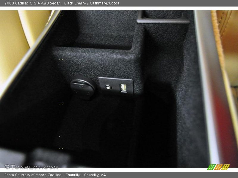 Black Cherry / Cashmere/Cocoa 2008 Cadillac CTS 4 AWD Sedan