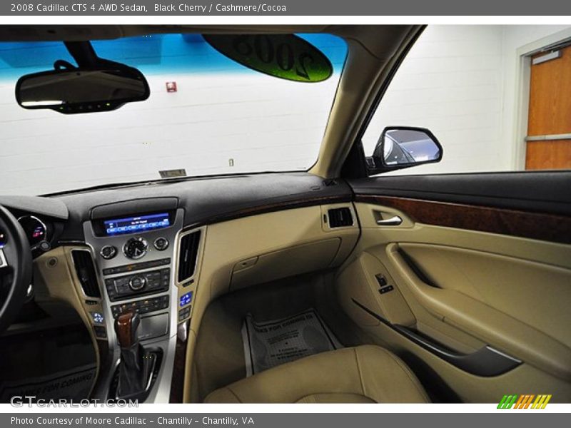 Black Cherry / Cashmere/Cocoa 2008 Cadillac CTS 4 AWD Sedan